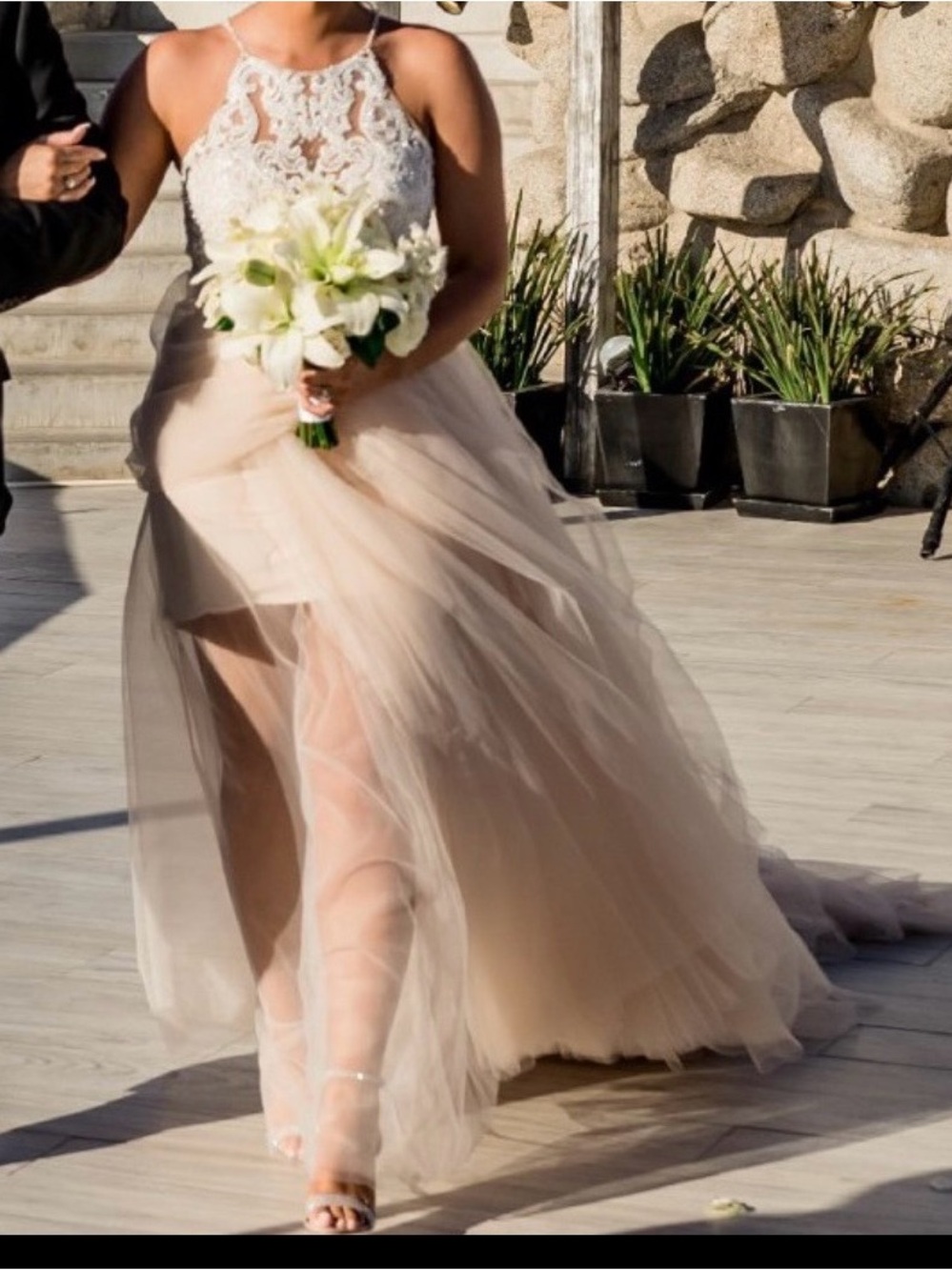 Allure Bridals wedding dress size 10 Ivory color